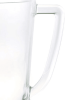 2.75 Quarts Water Pitcher with Lid, Oval Halo Design Unbreakable Plastic Pitcher, Drink Pitcher, Juice Pitcher with Spout BPA Free